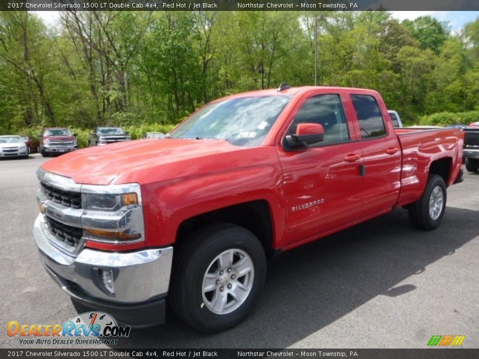2017 Chevrolet Silverado 1500 LT Double Cab 4x4 Red Hot / Jet Black Photo #1