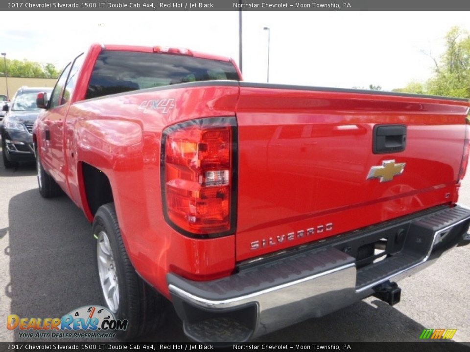 2017 Chevrolet Silverado 1500 LT Double Cab 4x4 Red Hot / Jet Black Photo #3