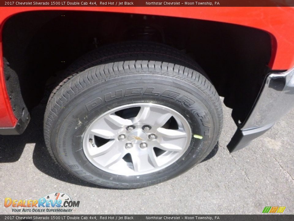 2017 Chevrolet Silverado 1500 LT Double Cab 4x4 Red Hot / Jet Black Photo #8