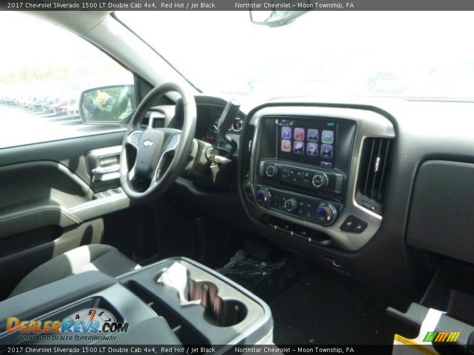 2017 Chevrolet Silverado 1500 LT Double Cab 4x4 Red Hot / Jet Black Photo #10