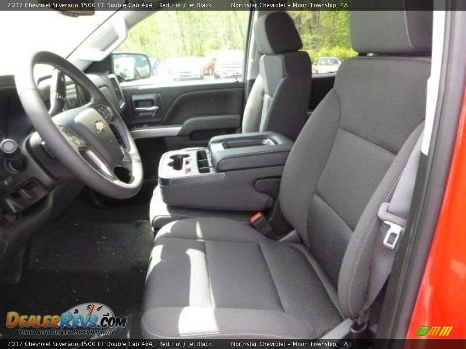 2017 Chevrolet Silverado 1500 LT Double Cab 4x4 Red Hot / Jet Black Photo #14