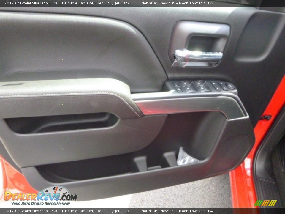2017 Chevrolet Silverado 1500 LT Double Cab 4x4 Red Hot / Jet Black Photo #15