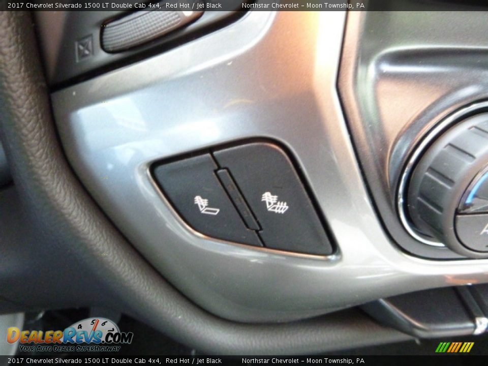 2017 Chevrolet Silverado 1500 LT Double Cab 4x4 Red Hot / Jet Black Photo #19