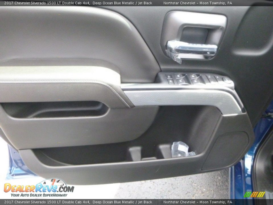 2017 Chevrolet Silverado 1500 LT Double Cab 4x4 Deep Ocean Blue Metallic / Jet Black Photo #15
