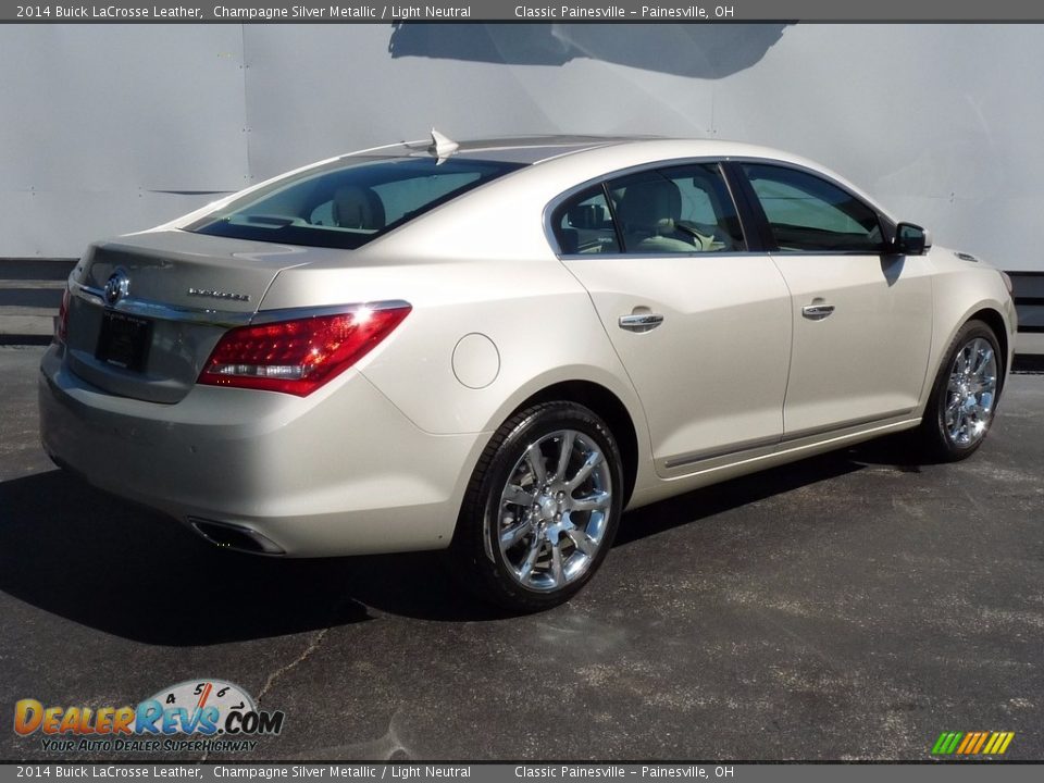2014 Buick LaCrosse Leather Champagne Silver Metallic / Light Neutral Photo #2
