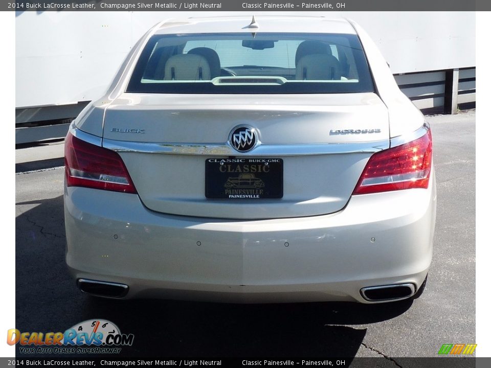 2014 Buick LaCrosse Leather Champagne Silver Metallic / Light Neutral Photo #3