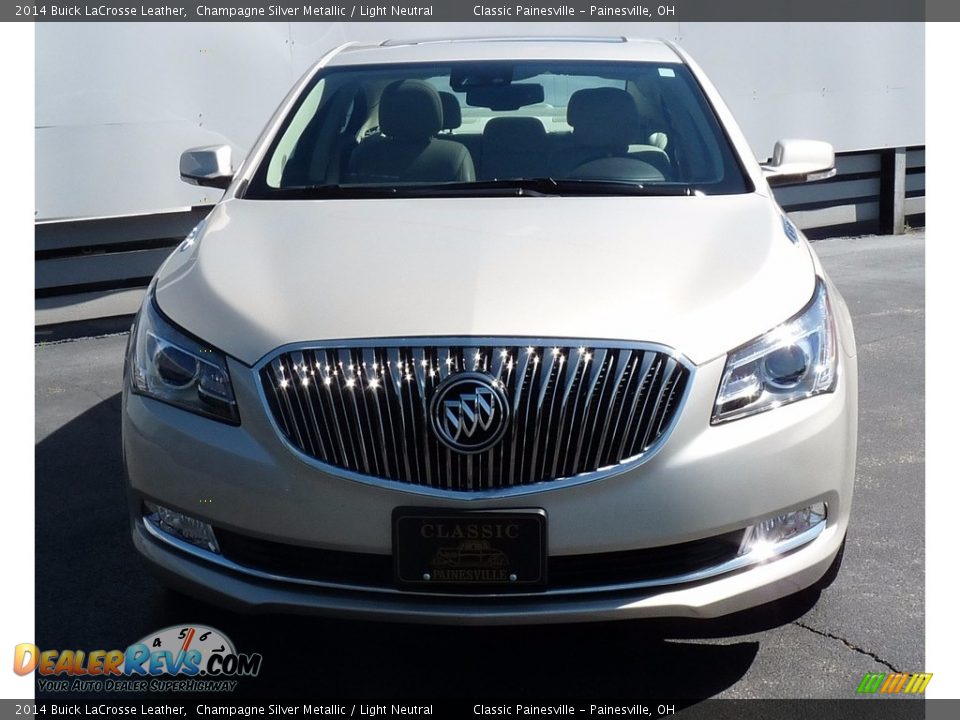2014 Buick LaCrosse Leather Champagne Silver Metallic / Light Neutral Photo #4