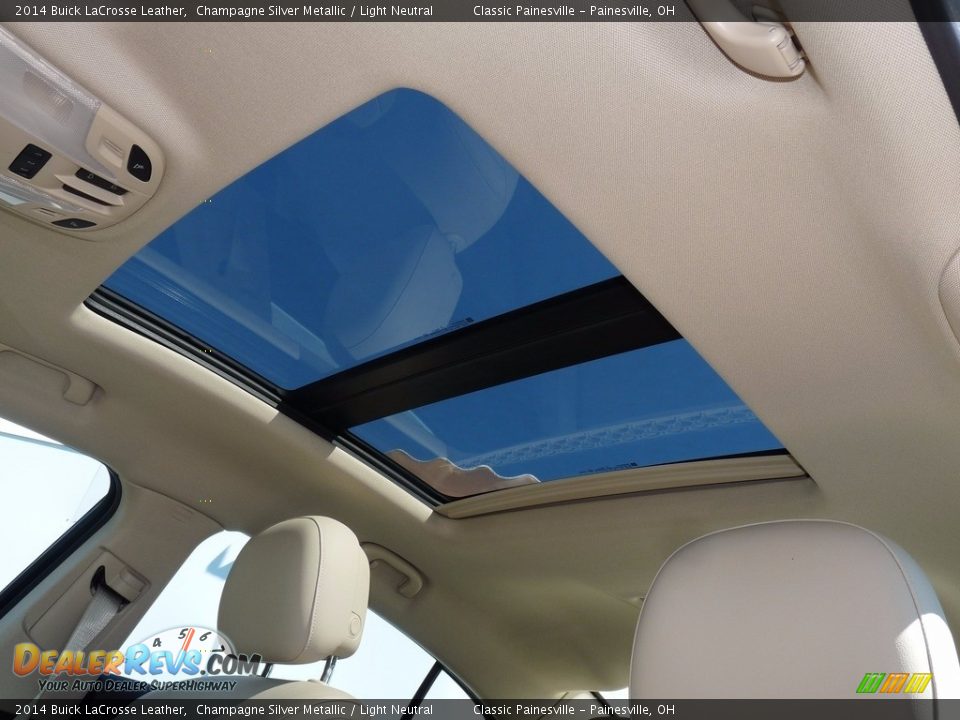 2014 Buick LaCrosse Leather Champagne Silver Metallic / Light Neutral Photo #7