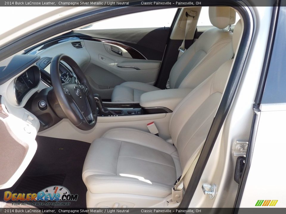 2014 Buick LaCrosse Leather Champagne Silver Metallic / Light Neutral Photo #8