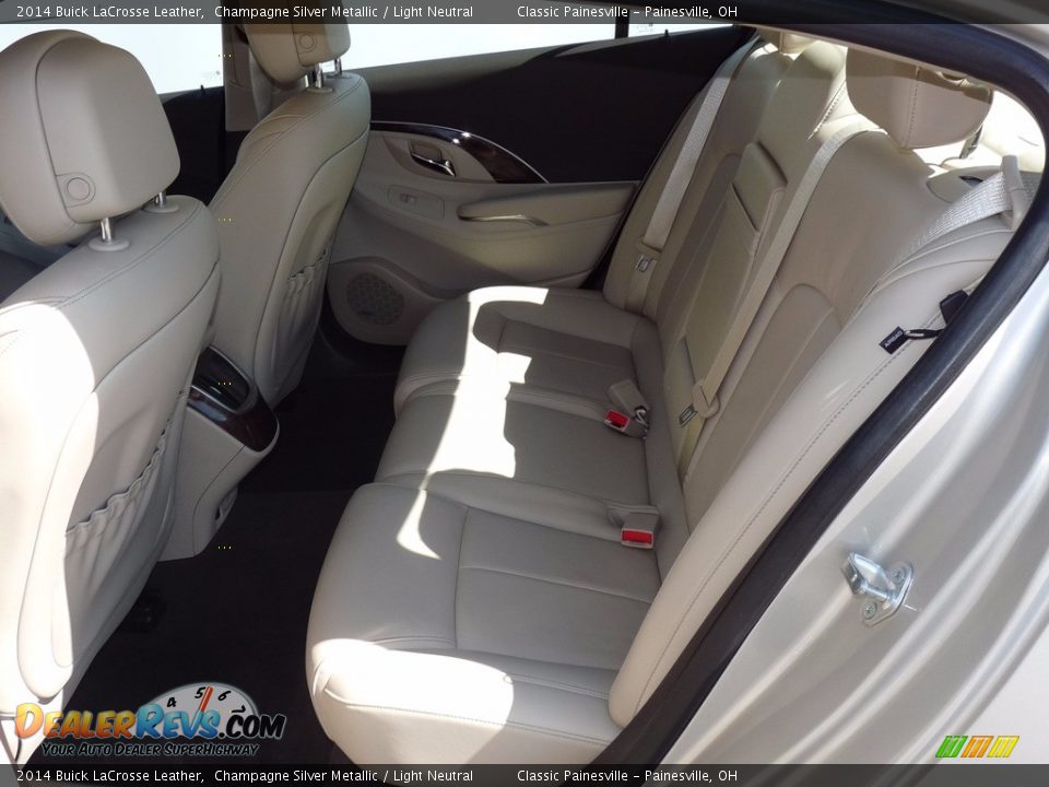 2014 Buick LaCrosse Leather Champagne Silver Metallic / Light Neutral Photo #9