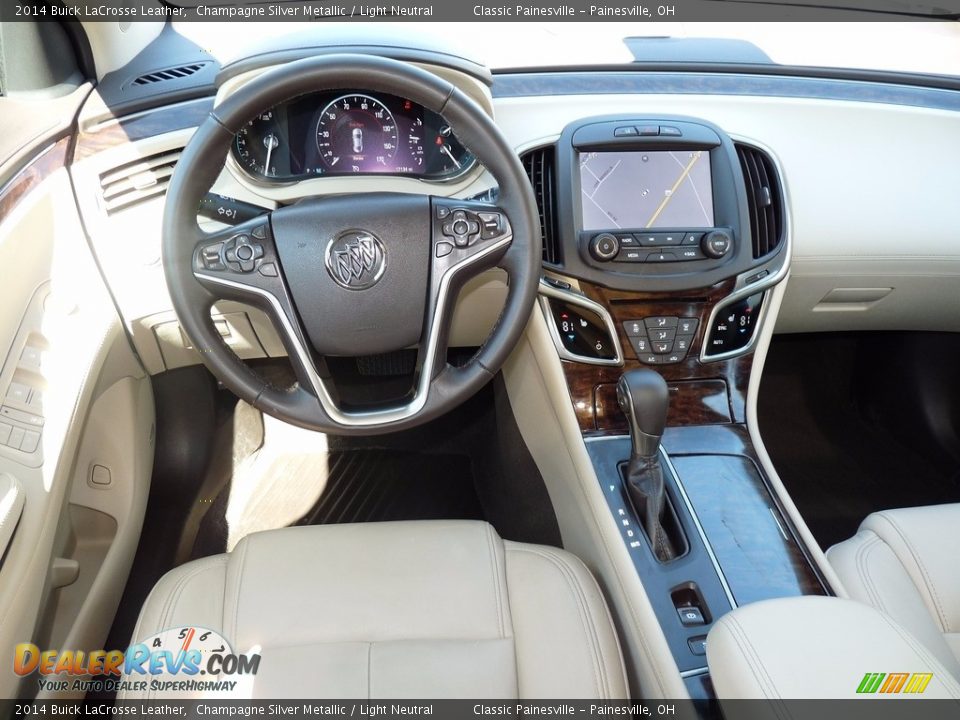 2014 Buick LaCrosse Leather Champagne Silver Metallic / Light Neutral Photo #13