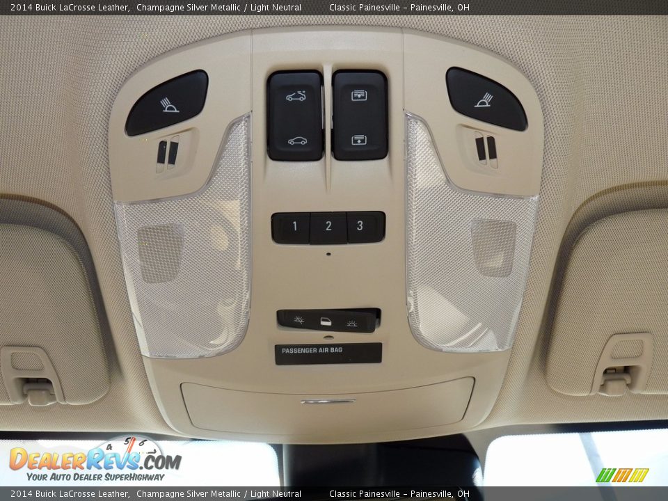 2014 Buick LaCrosse Leather Champagne Silver Metallic / Light Neutral Photo #17