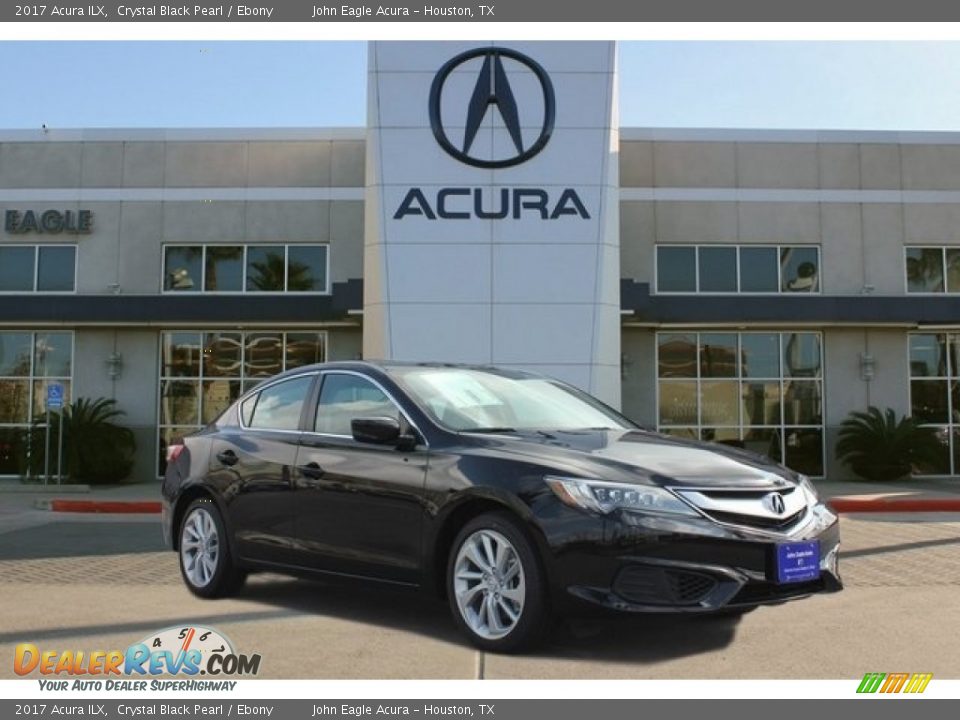 2017 Acura ILX Crystal Black Pearl / Ebony Photo #1