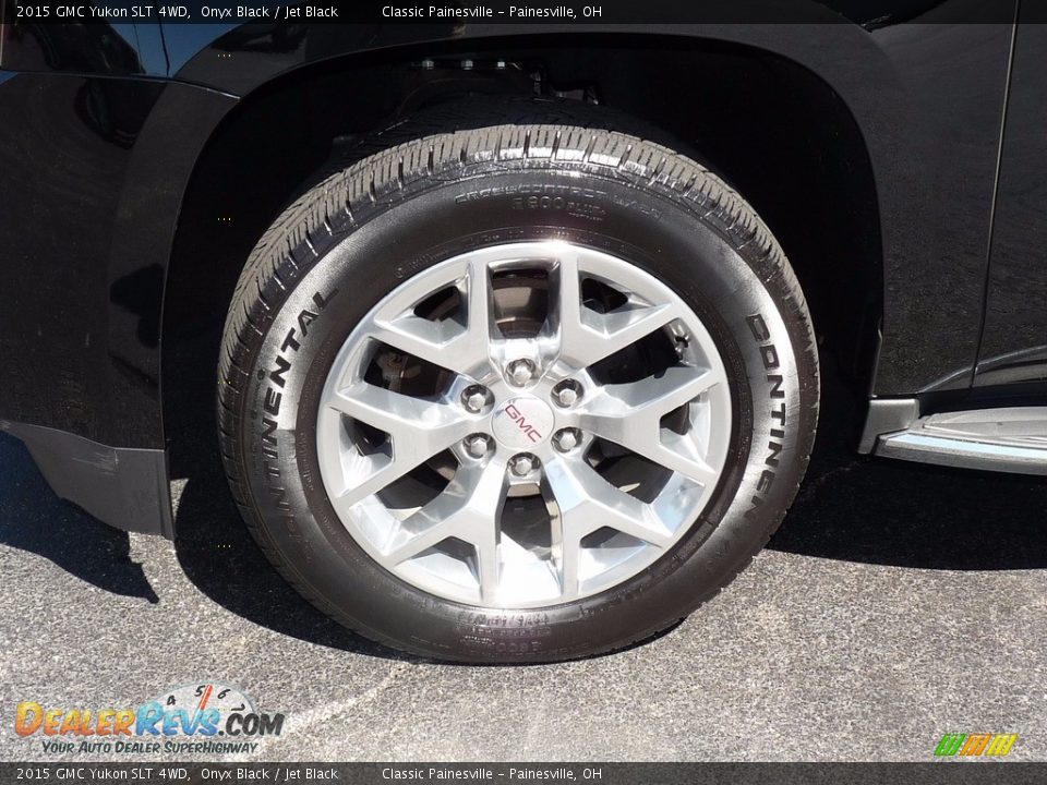 2015 GMC Yukon SLT 4WD Onyx Black / Jet Black Photo #5