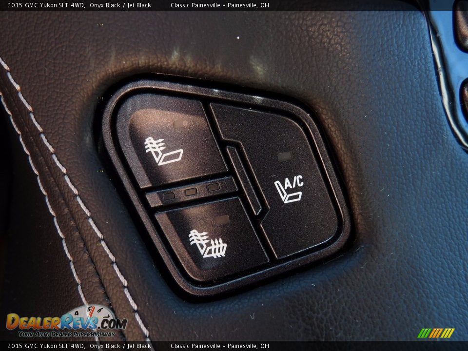 2015 GMC Yukon SLT 4WD Onyx Black / Jet Black Photo #20