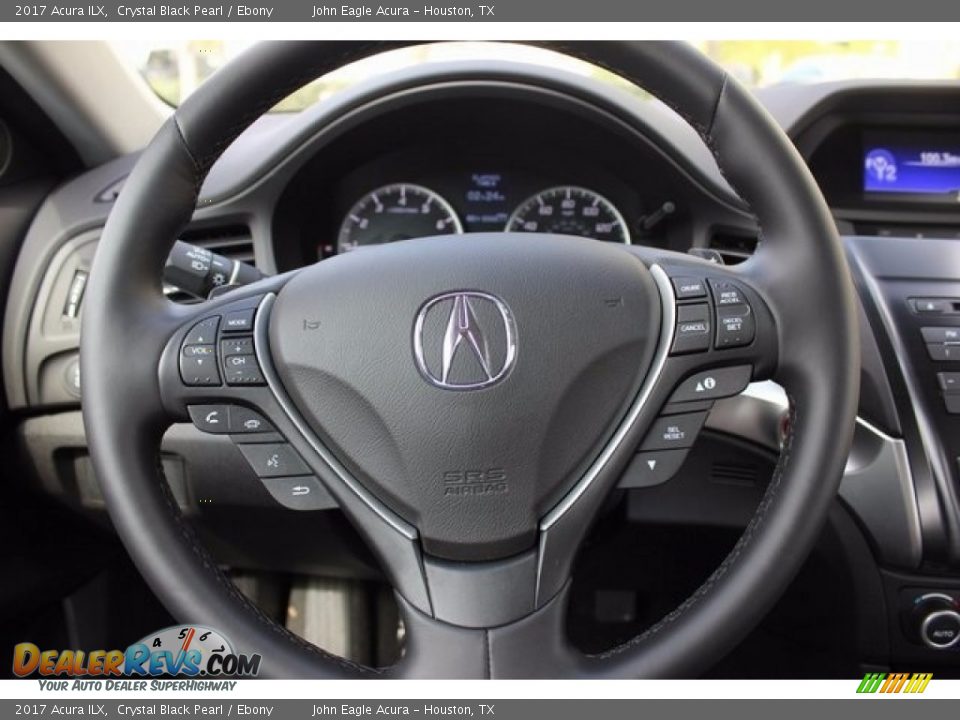 2017 Acura ILX Crystal Black Pearl / Ebony Photo #28