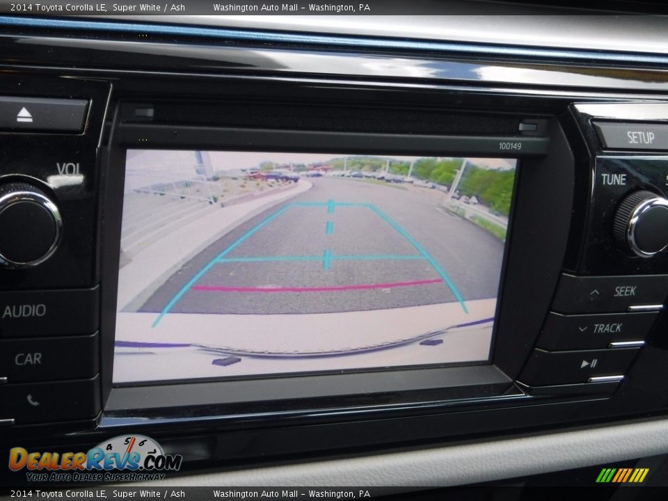 2014 Toyota Corolla LE Super White / Ash Photo #14