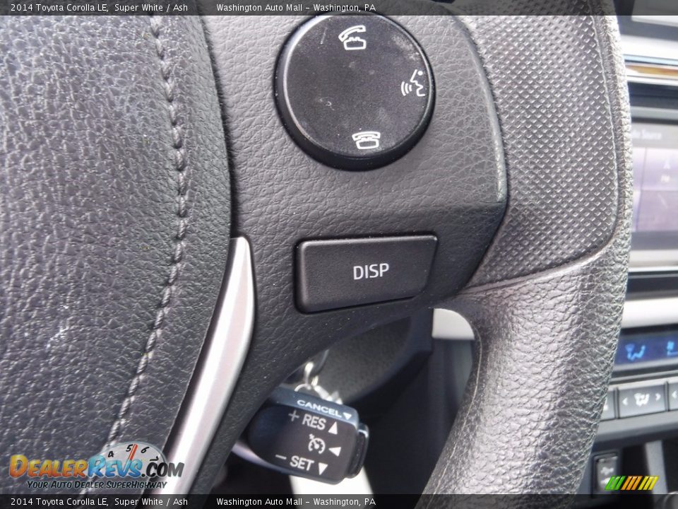 2014 Toyota Corolla LE Super White / Ash Photo #18