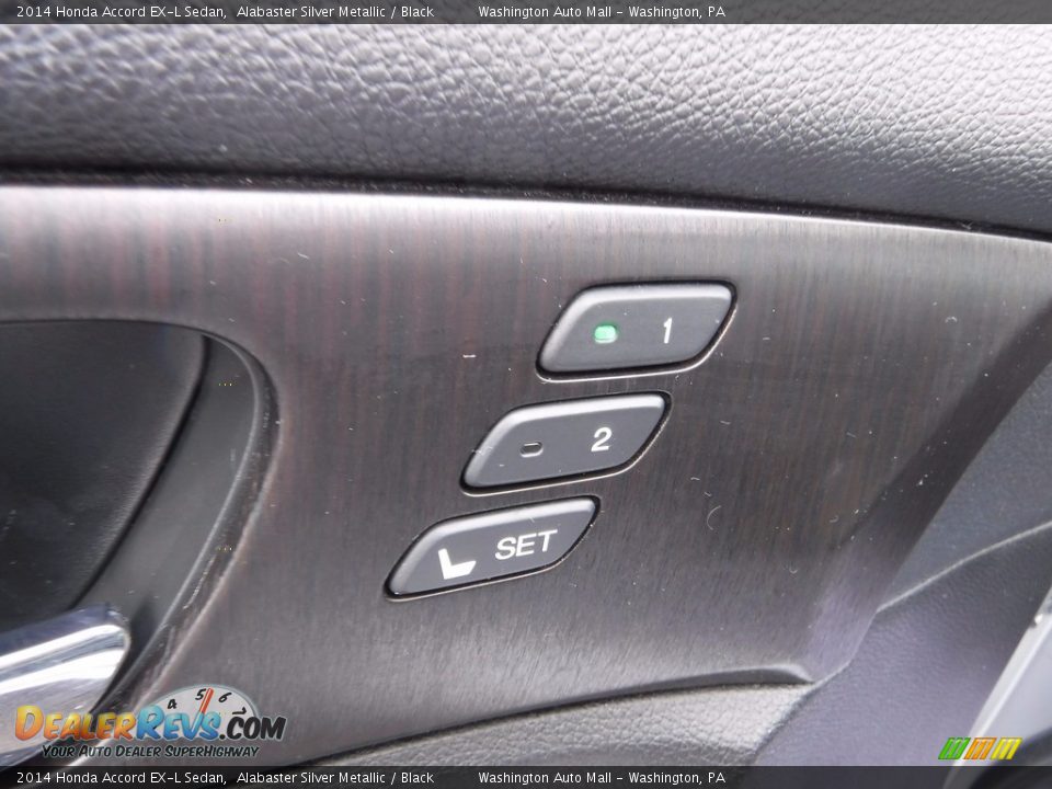 2014 Honda Accord EX-L Sedan Alabaster Silver Metallic / Black Photo #16