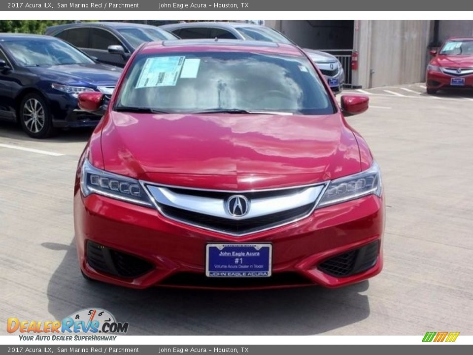 2017 Acura ILX San Marino Red / Parchment Photo #2