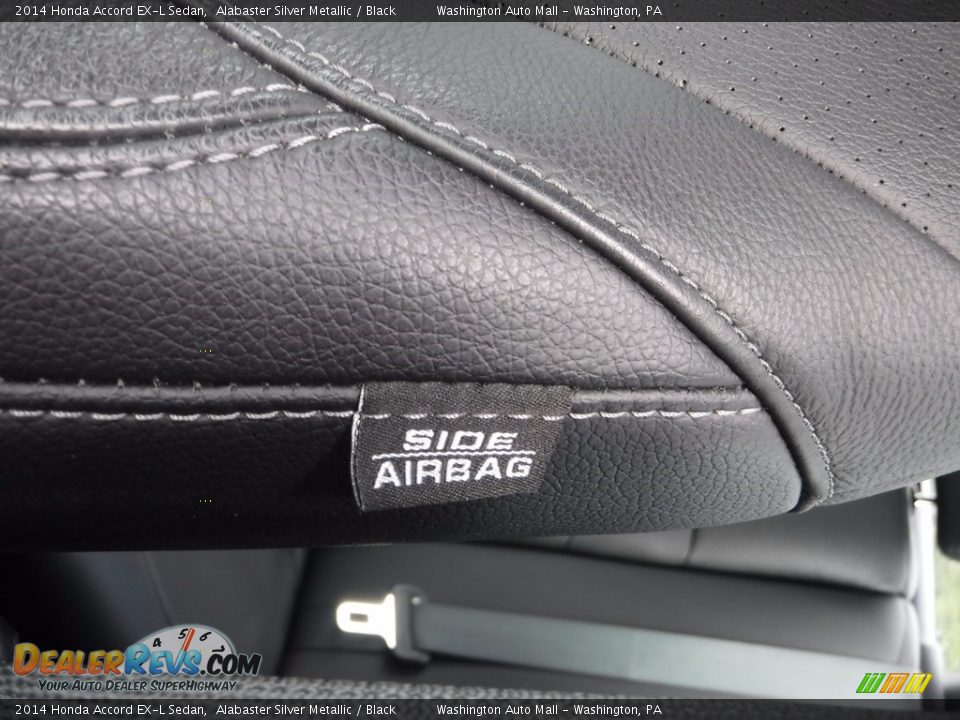 2014 Honda Accord EX-L Sedan Alabaster Silver Metallic / Black Photo #18