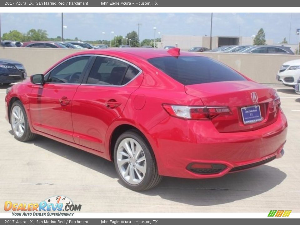 2017 Acura ILX San Marino Red / Parchment Photo #5