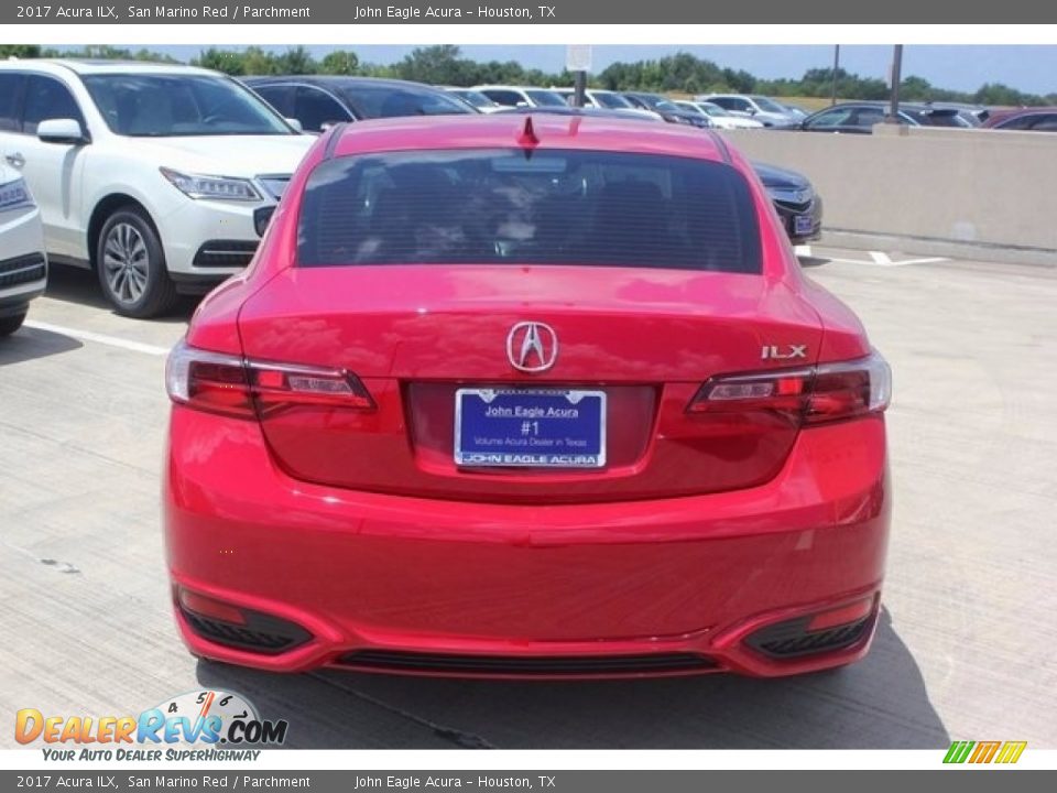 2017 Acura ILX San Marino Red / Parchment Photo #6