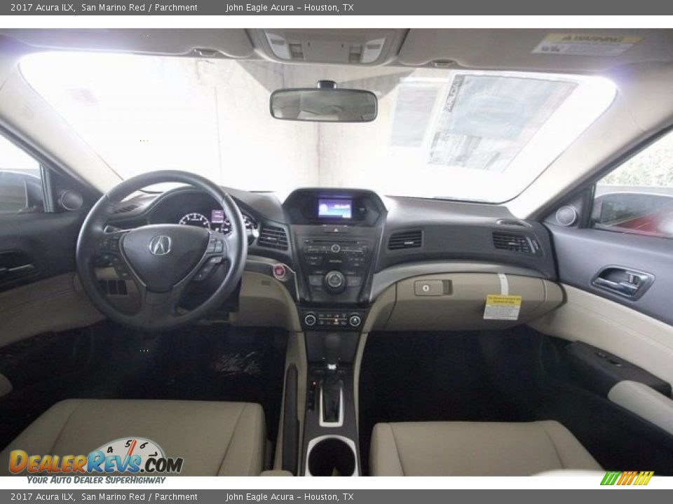 2017 Acura ILX San Marino Red / Parchment Photo #9