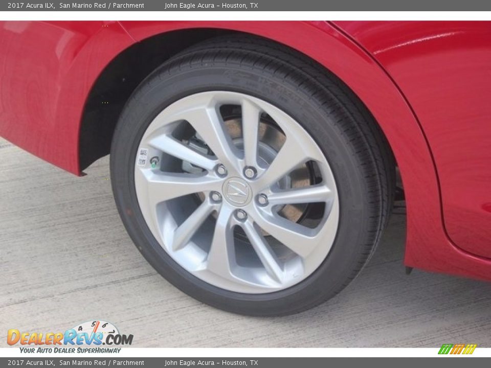 2017 Acura ILX San Marino Red / Parchment Photo #11
