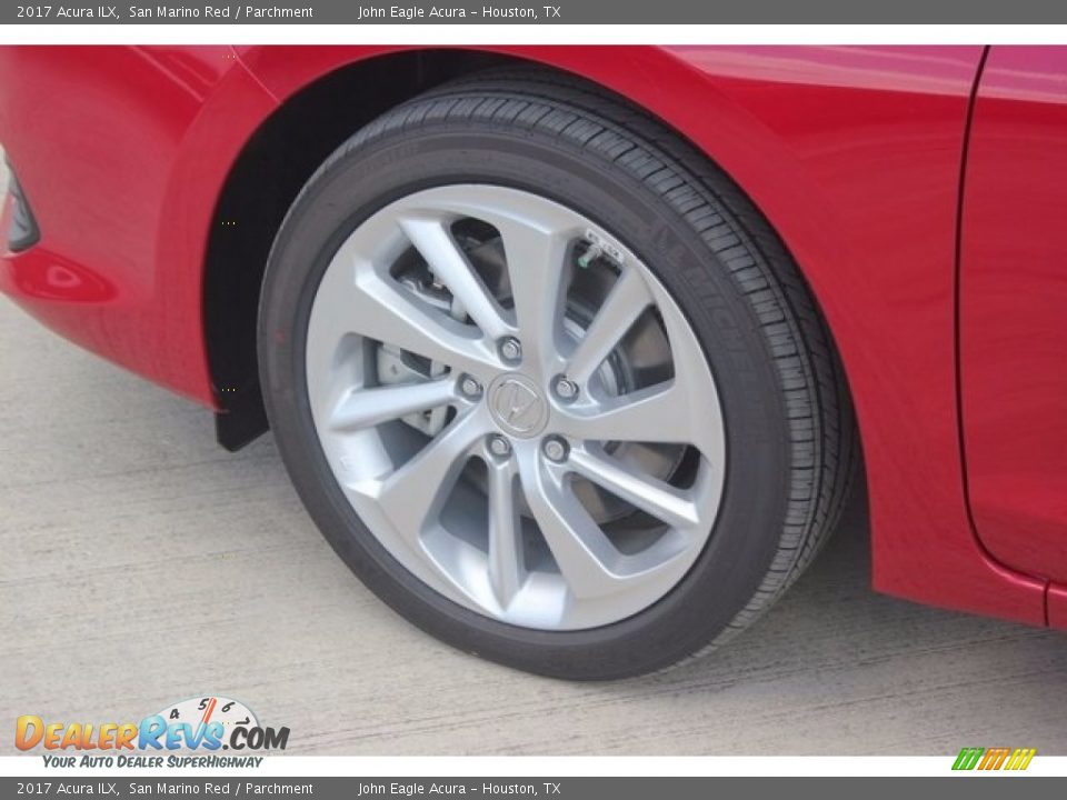 2017 Acura ILX San Marino Red / Parchment Photo #13