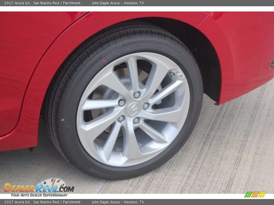 2017 Acura ILX San Marino Red / Parchment Photo #14