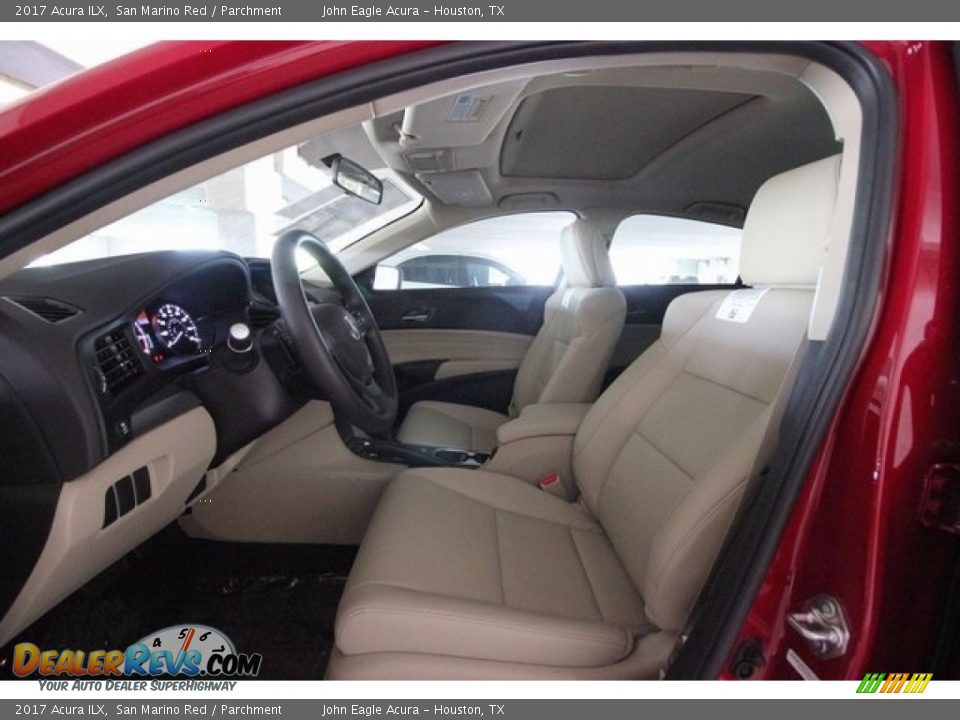 2017 Acura ILX San Marino Red / Parchment Photo #19