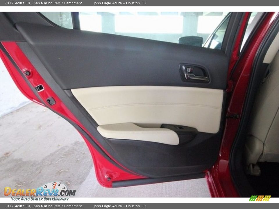 2017 Acura ILX San Marino Red / Parchment Photo #20