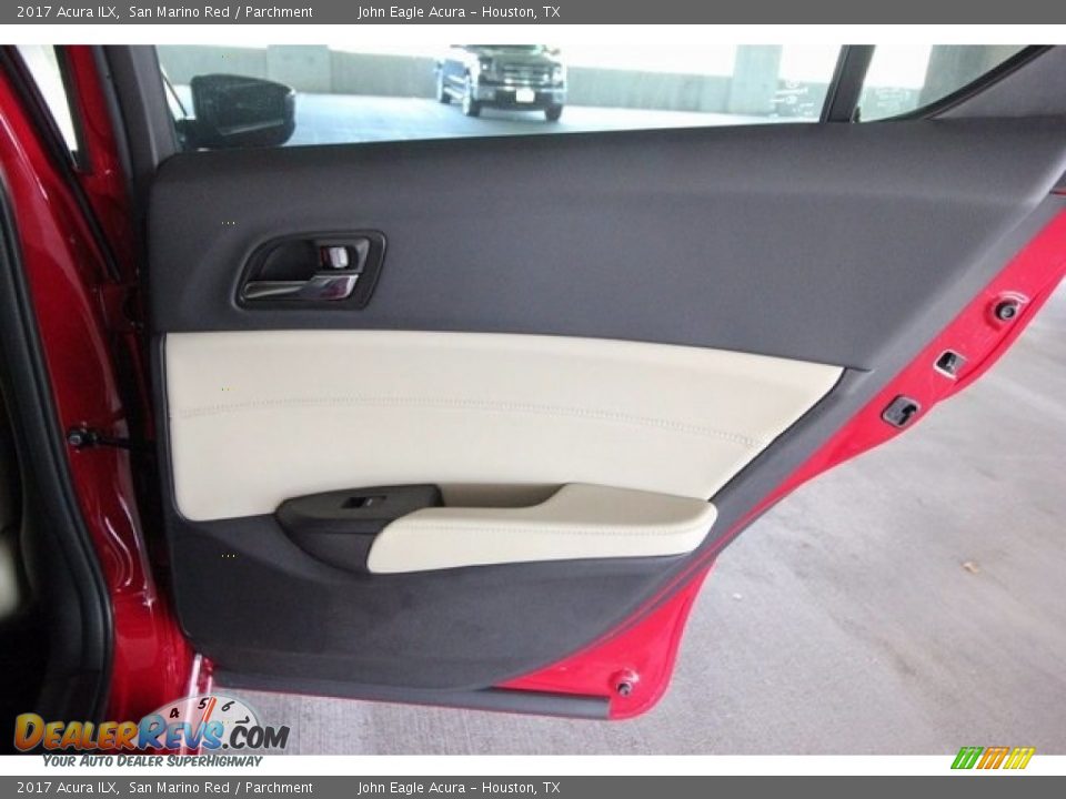2017 Acura ILX San Marino Red / Parchment Photo #23