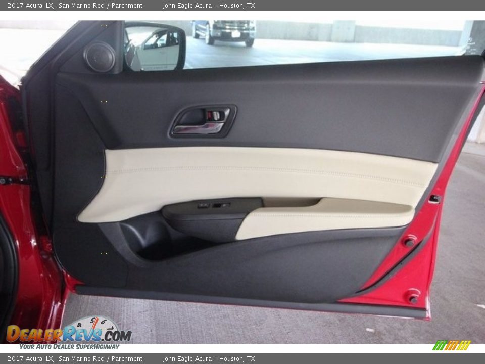 2017 Acura ILX San Marino Red / Parchment Photo #25