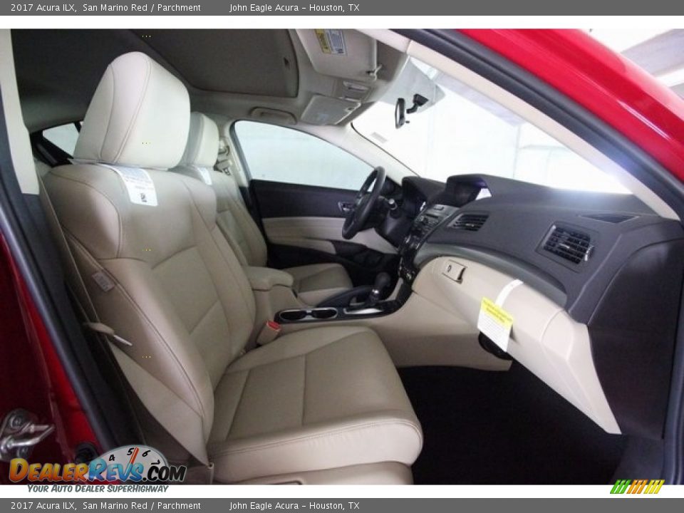 2017 Acura ILX San Marino Red / Parchment Photo #26