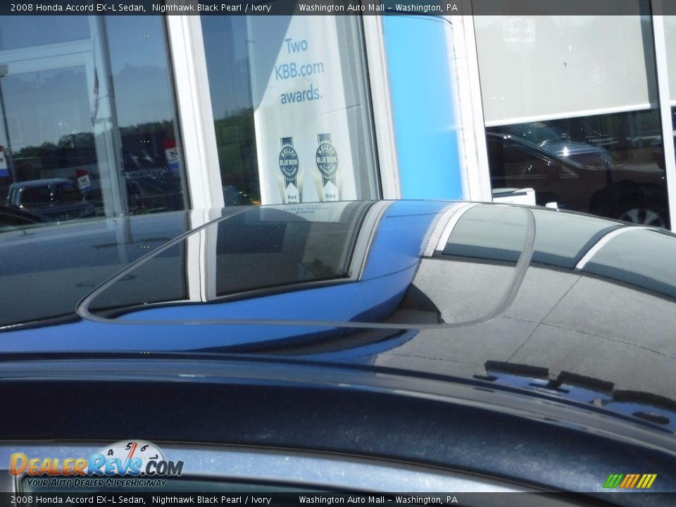 2008 Honda Accord EX-L Sedan Nighthawk Black Pearl / Ivory Photo #3