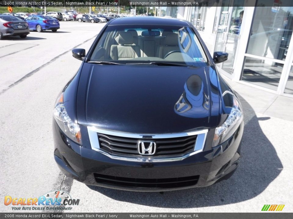 2008 Honda Accord EX-L Sedan Nighthawk Black Pearl / Ivory Photo #4