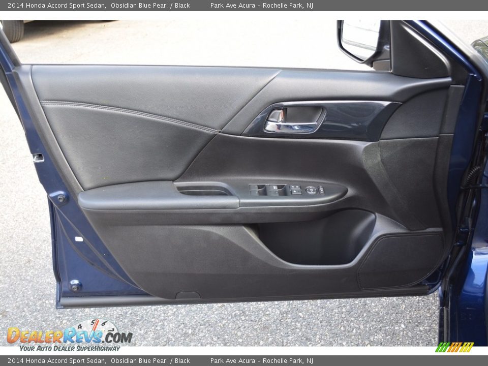 2014 Honda Accord Sport Sedan Obsidian Blue Pearl / Black Photo #9