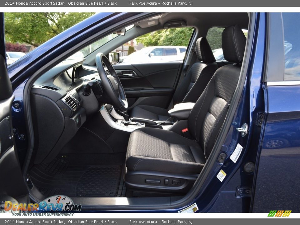 2014 Honda Accord Sport Sedan Obsidian Blue Pearl / Black Photo #12