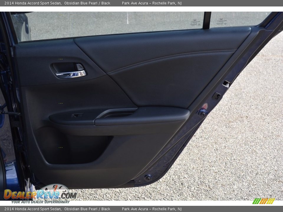 2014 Honda Accord Sport Sedan Obsidian Blue Pearl / Black Photo #24