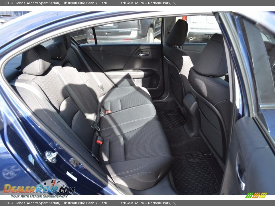 2014 Honda Accord Sport Sedan Obsidian Blue Pearl / Black Photo #25