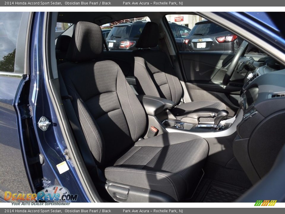 2014 Honda Accord Sport Sedan Obsidian Blue Pearl / Black Photo #29