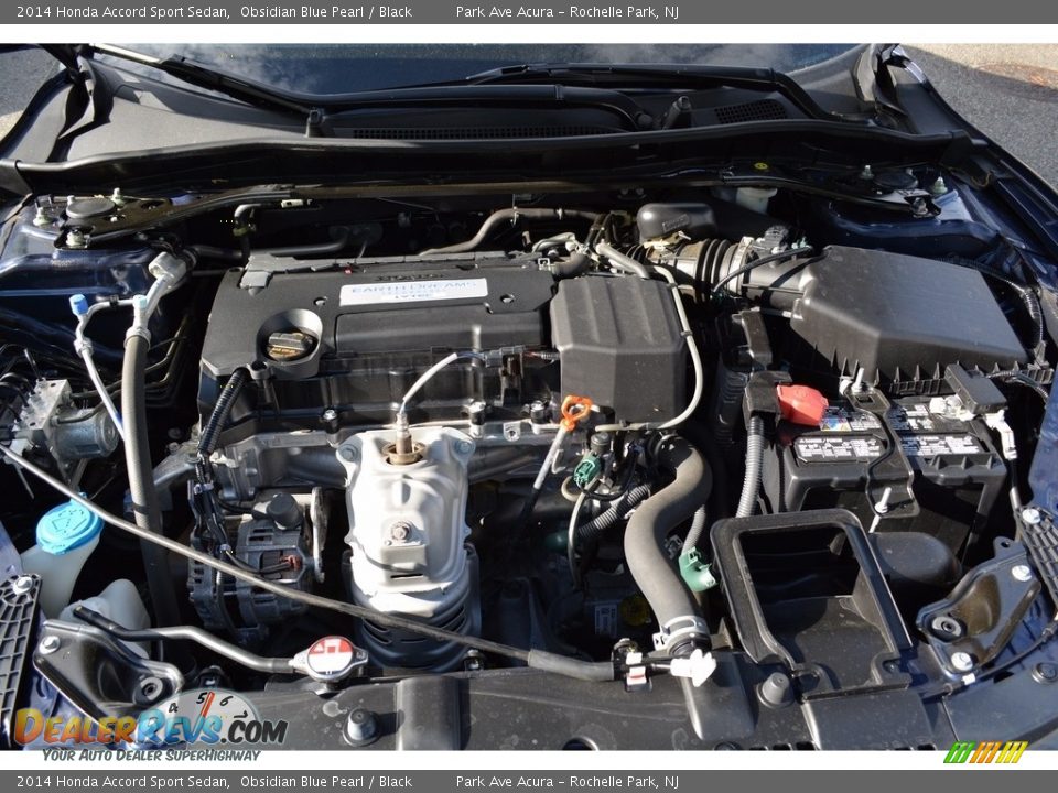 2014 Honda Accord Sport Sedan Obsidian Blue Pearl / Black Photo #30