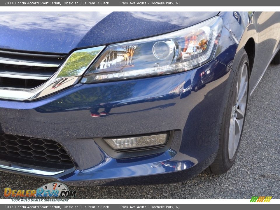 2014 Honda Accord Sport Sedan Obsidian Blue Pearl / Black Photo #31