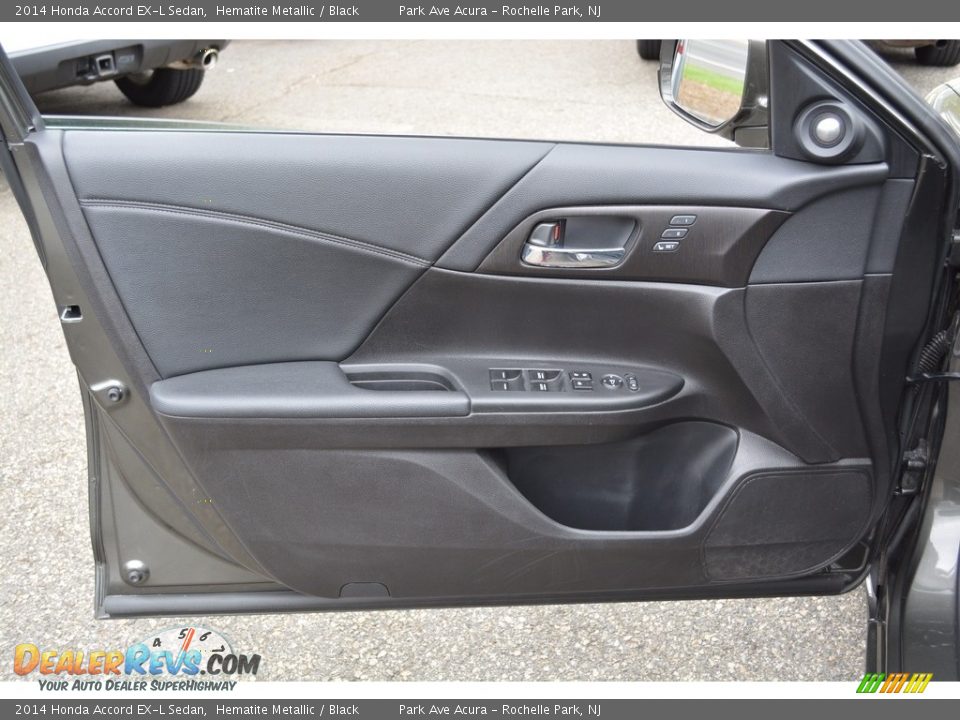 2014 Honda Accord EX-L Sedan Hematite Metallic / Black Photo #9