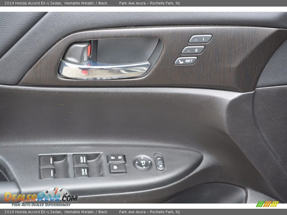 2014 Honda Accord EX-L Sedan Hematite Metallic / Black Photo #10