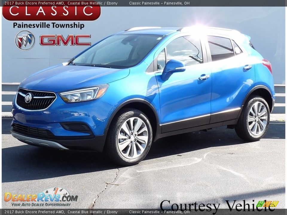 2017 Buick Encore Preferred AWD Coastal Blue Metallic / Ebony Photo #1