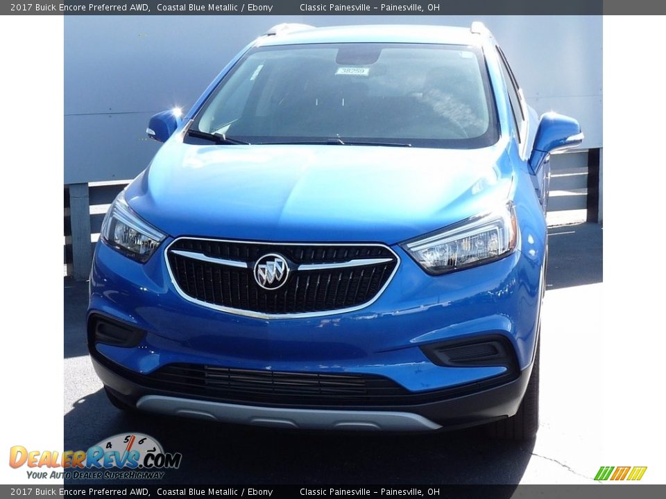 2017 Buick Encore Preferred AWD Coastal Blue Metallic / Ebony Photo #4