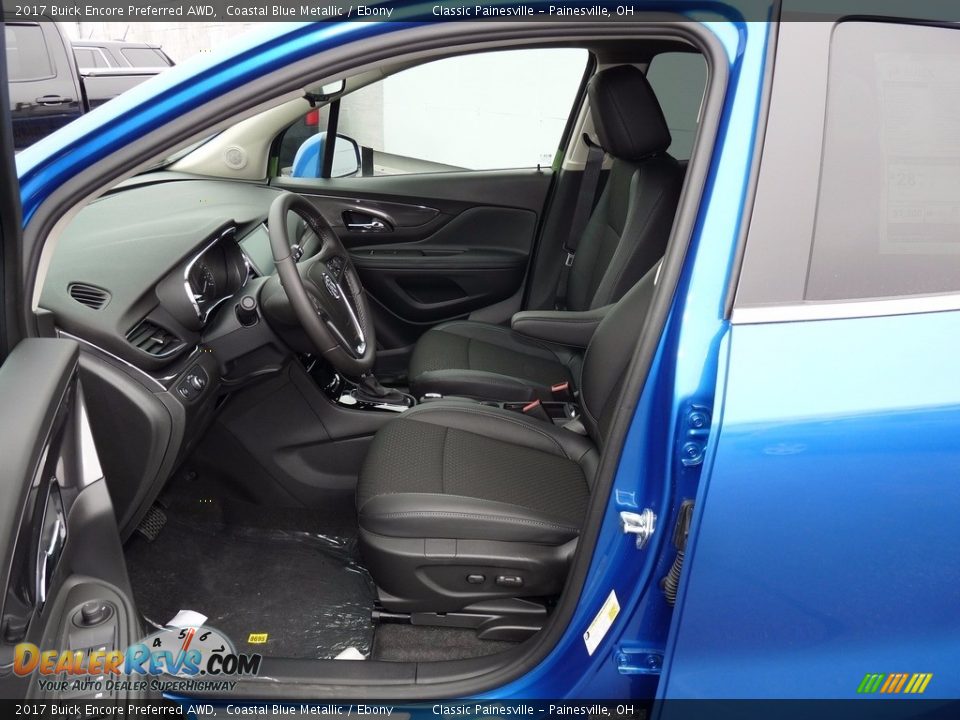 2017 Buick Encore Preferred AWD Coastal Blue Metallic / Ebony Photo #6